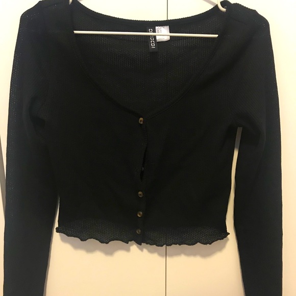 Cropped longsleeve top - Picture 1 of 1